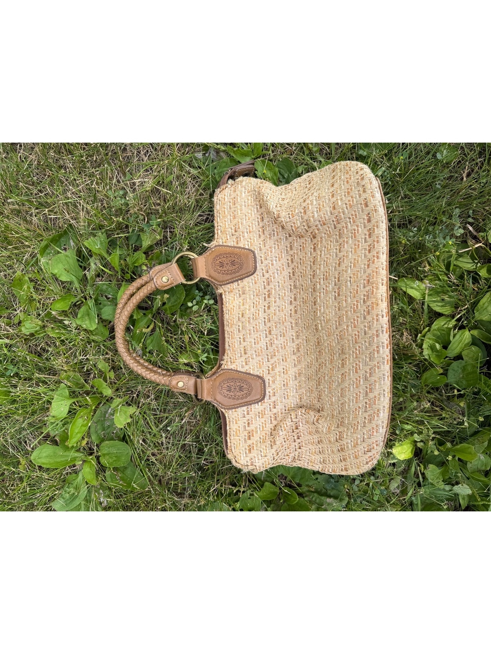 Vintage Relic Rafia Purse